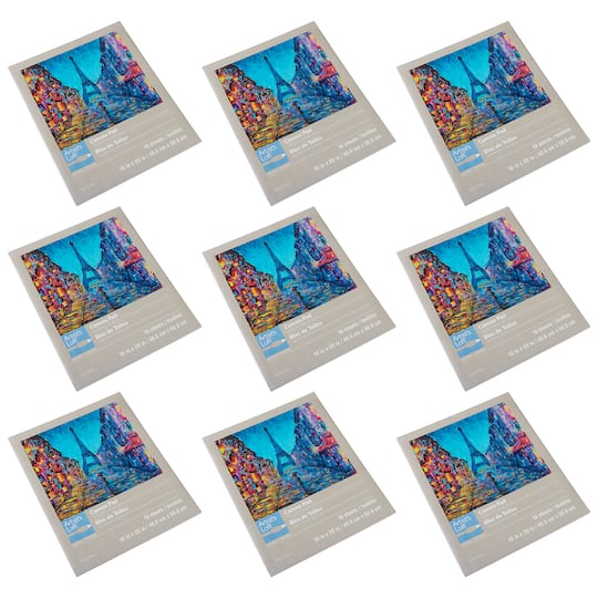 Michaels, 9 Pack: Canvas Pad by Artist's Loft™ Necessities™, 16" x 20" – Category: Bulk Canvas